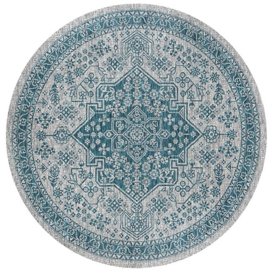 Nordic Round Printed Carpet Mandala